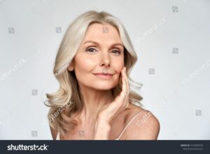mid-aged-mature-woman-looking-at-camera